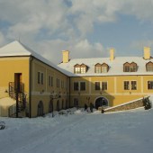 Kúria Mórica Beňovského v zime