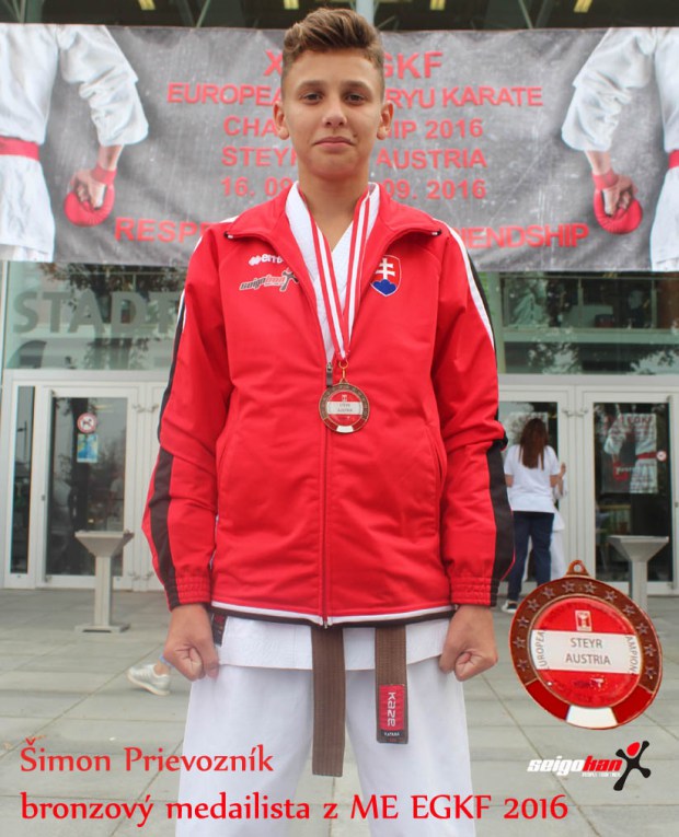 Úspech člena klubu karate vo Vrbovom na Majstrovstvách Európy