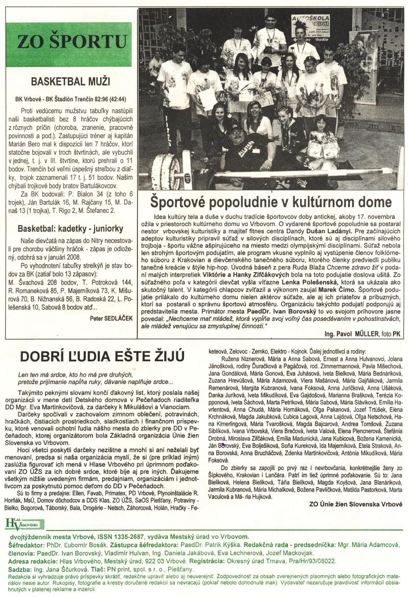 Hlas Vrbového 1/2008, strana 12