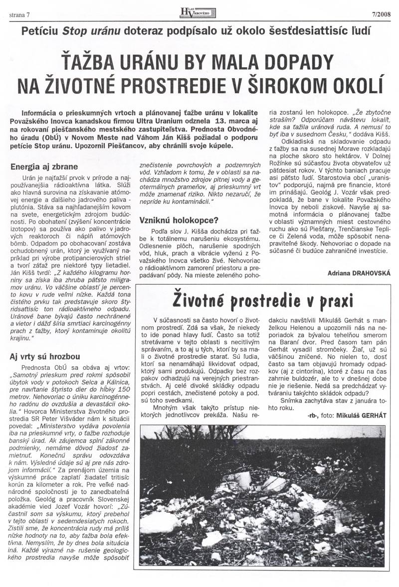 Hlas Vrbového 7/2008, strana 7