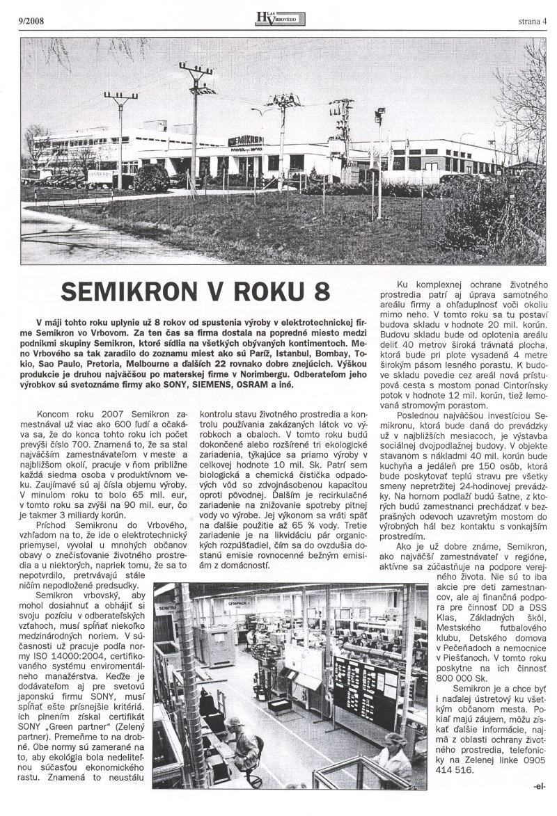 Hlas Vrbového 9/2008, strana 4