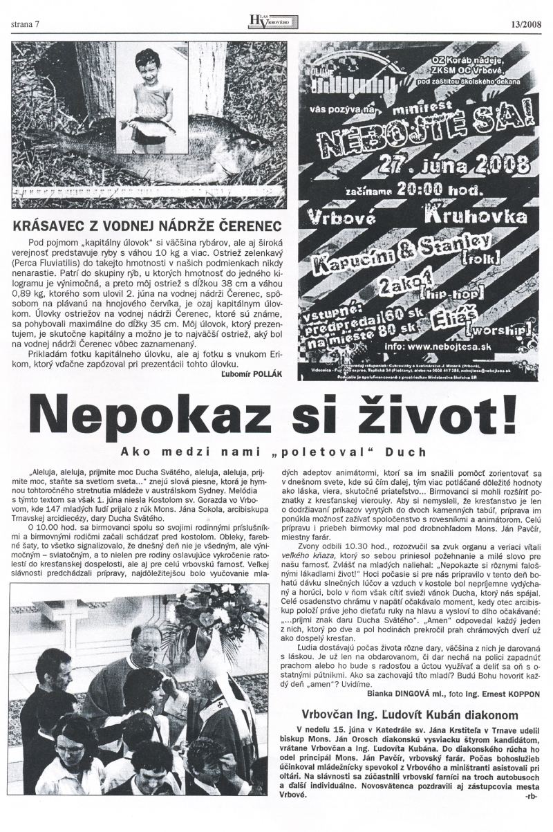 Hlas Vrbového 13/2008, strana 7