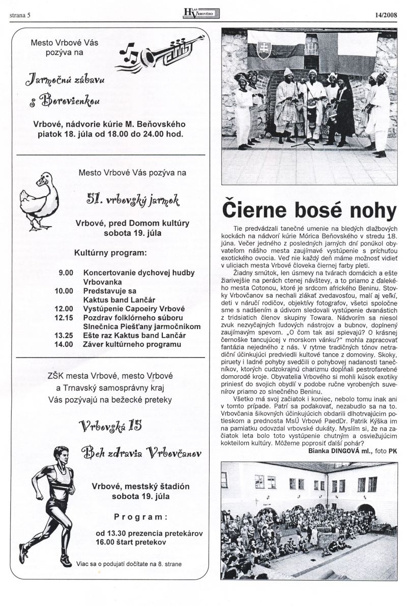 Hlas Vrbového 14/2008, strana 5