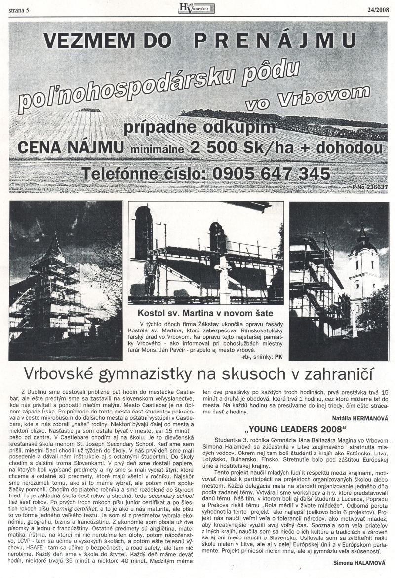 Hlas Vrbového 24/2008, strana 5