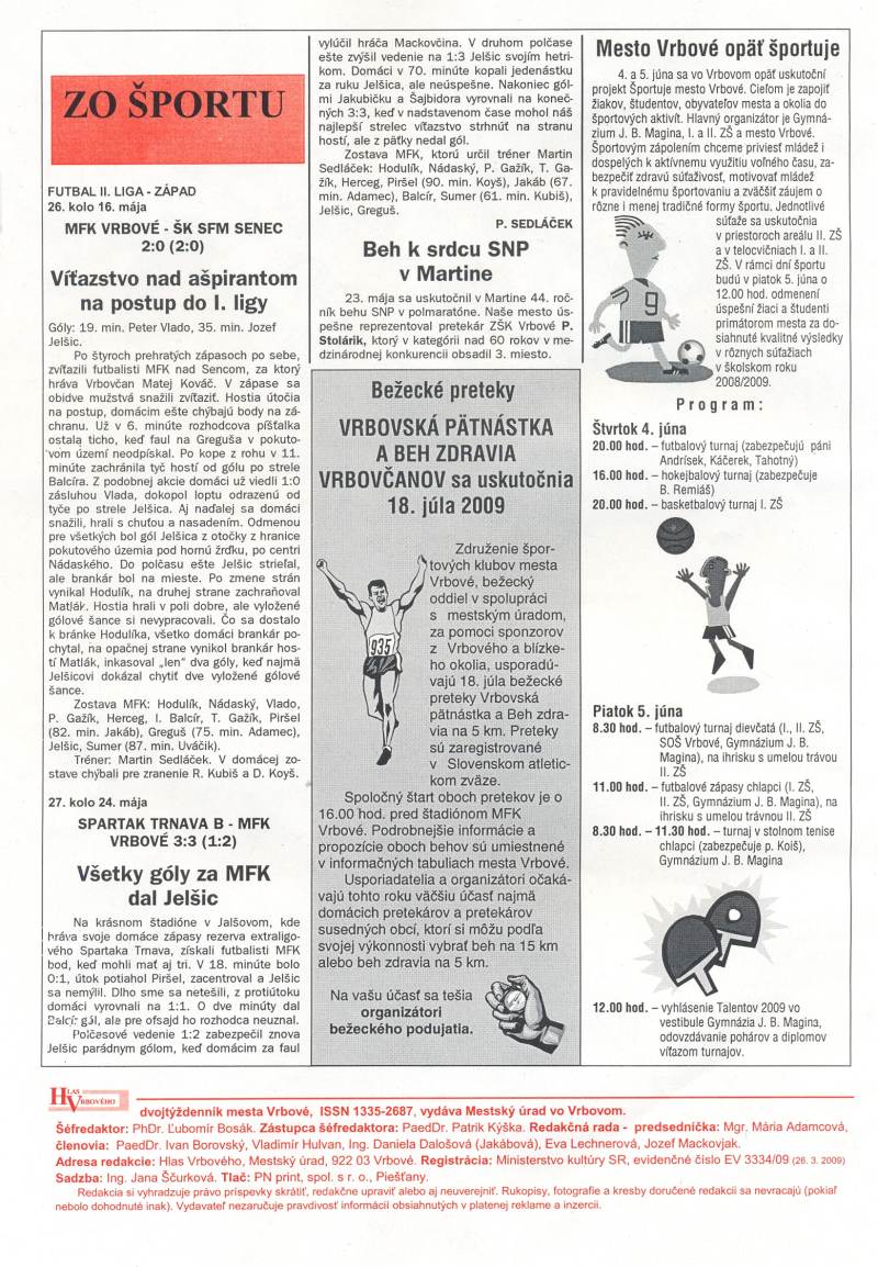 Hlas Vrbového 11/2009, strana 8