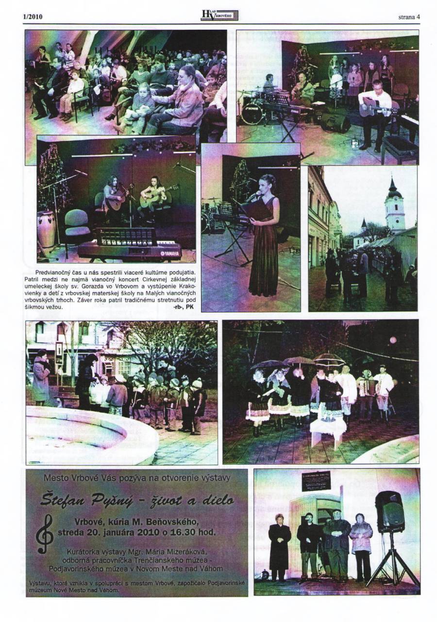 Hlas Vrbového 01/2010, strana 4