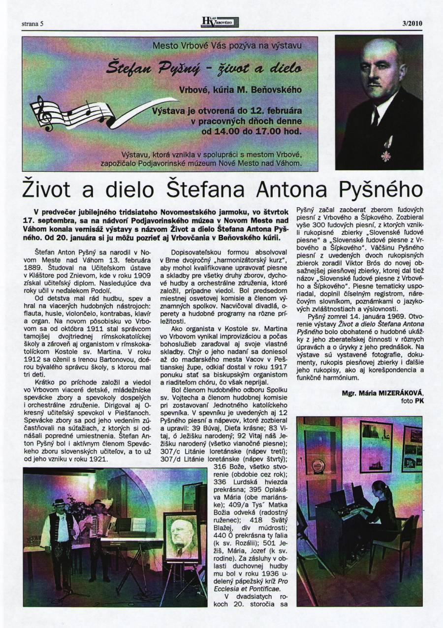 Hlas Vrbového 03/2010, strana 5