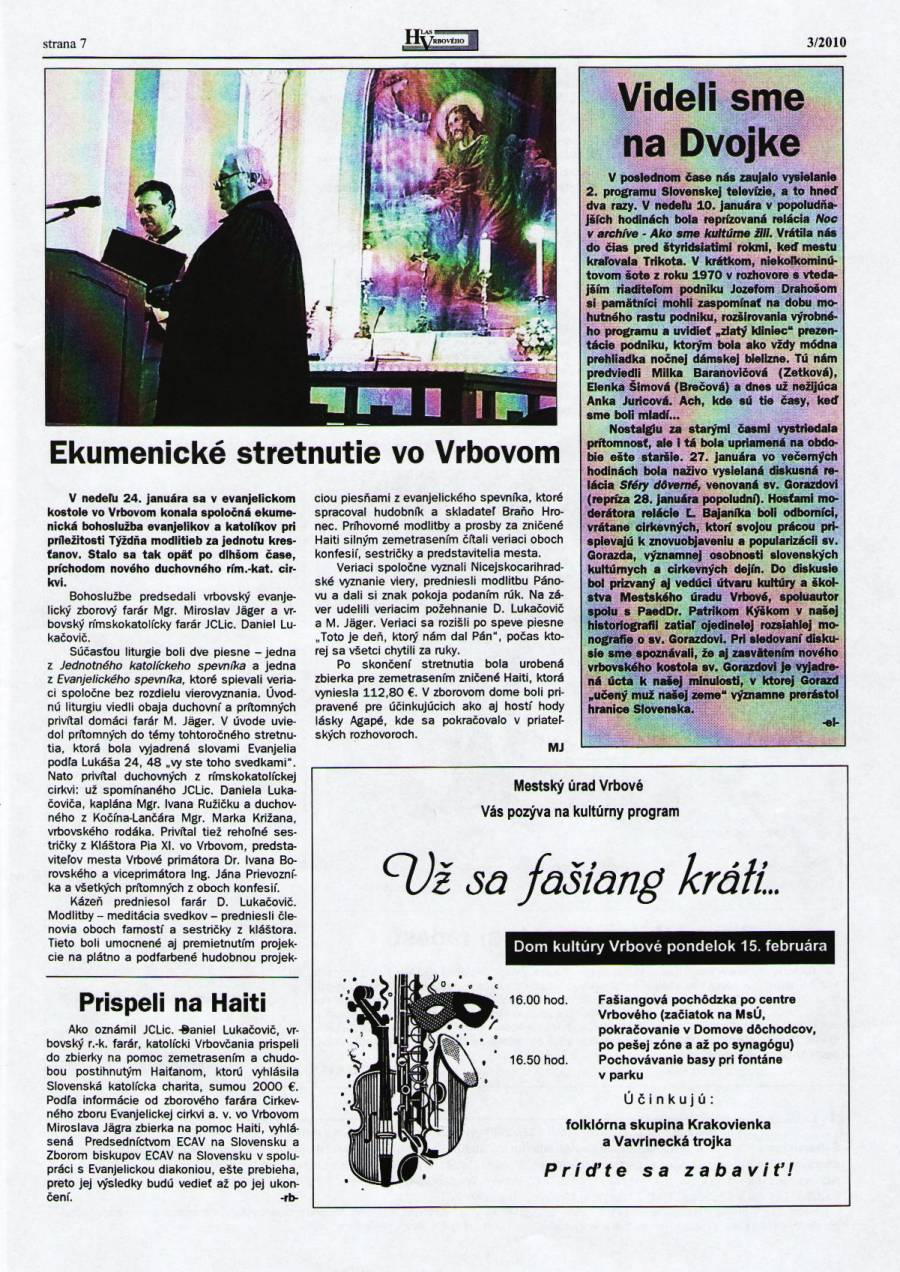 Hlas Vrbového 03/2010, strana 7