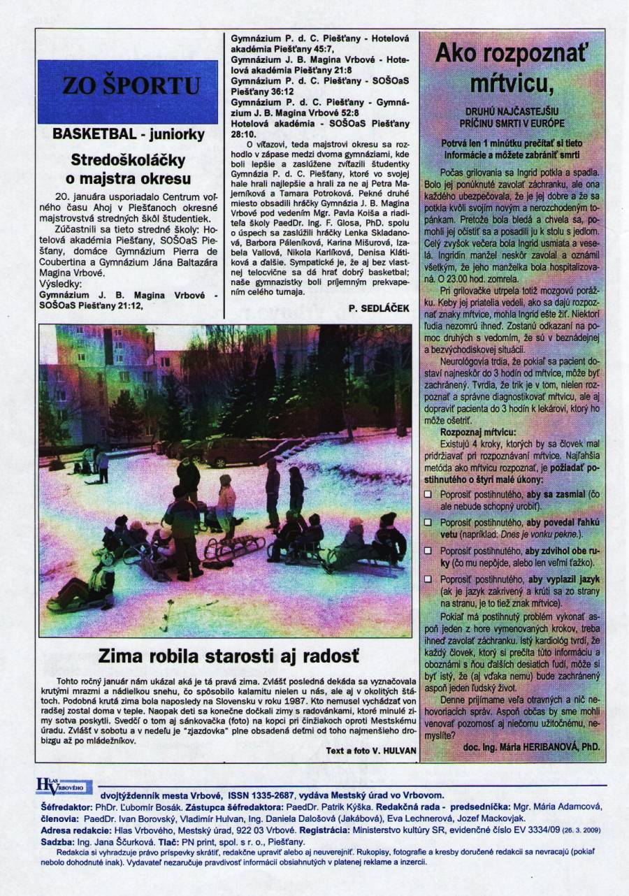 Hlas Vrbového 03/2010, strana 8