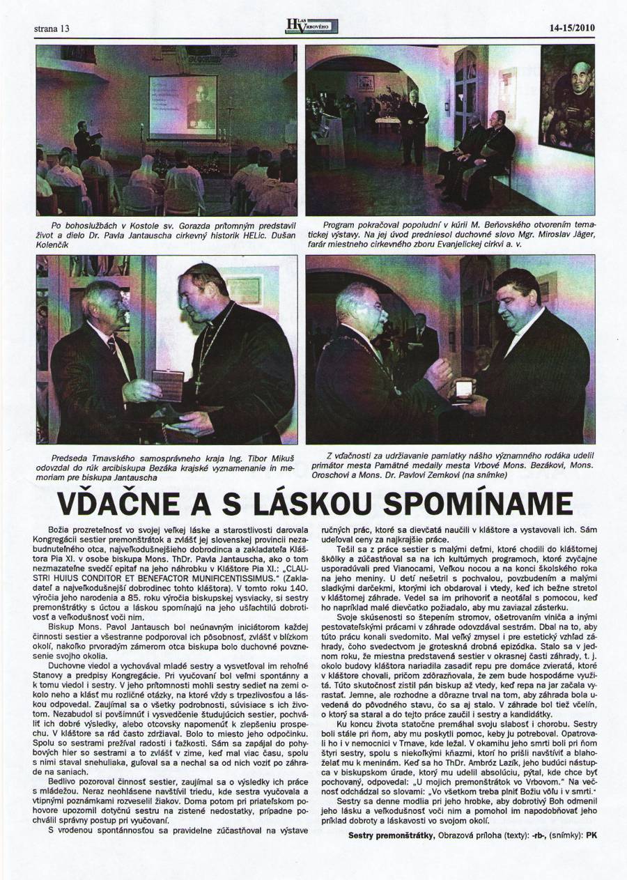 Hlas Vrbového 14,15/2010, strana 13