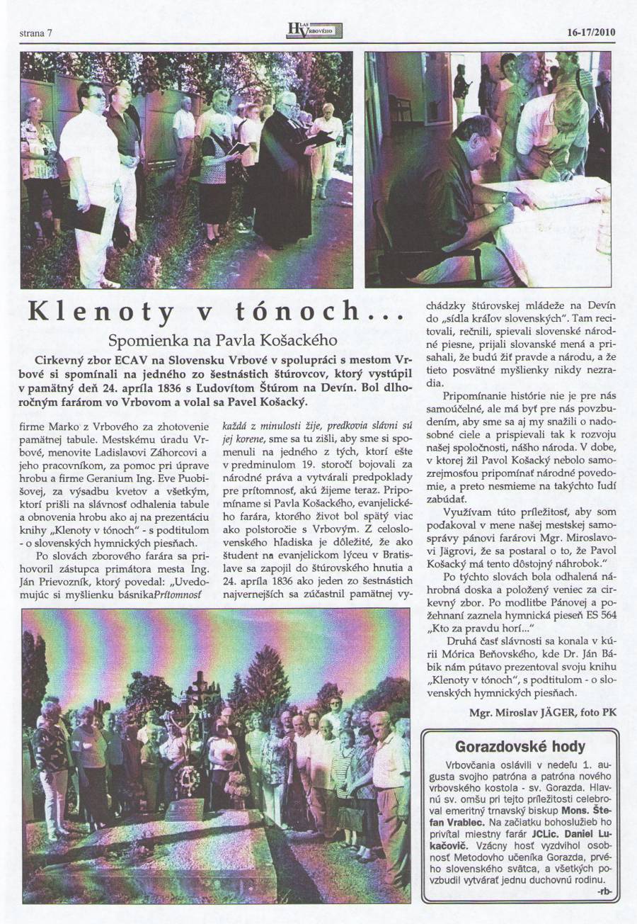Hlas Vrbového 16,17/2010, strana 7