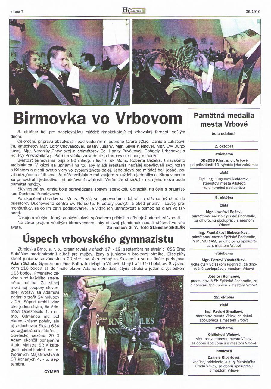 Hlas Vrbového 21/2010, strana 7