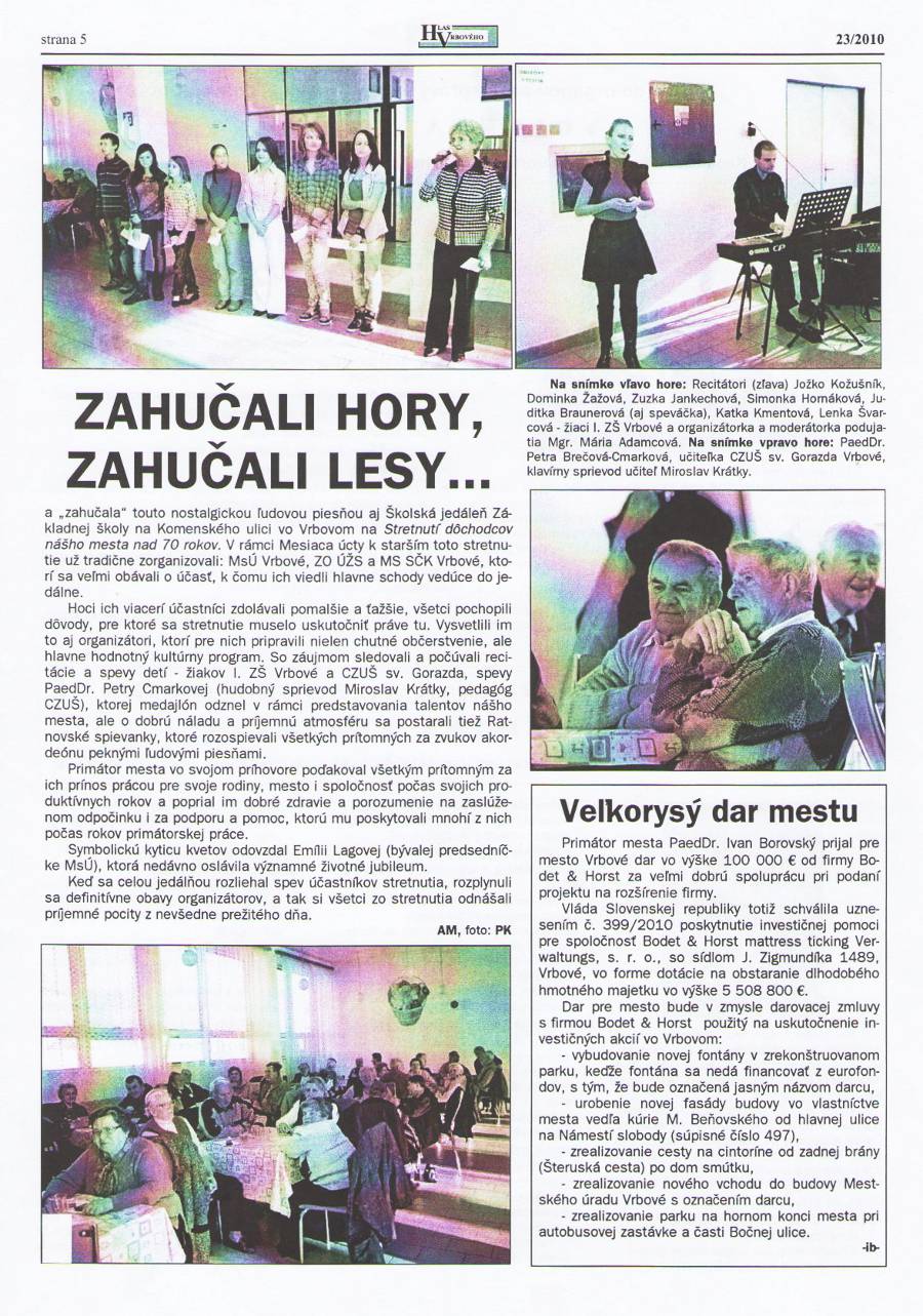 Hlas Vrbového 23/2010, strana 5