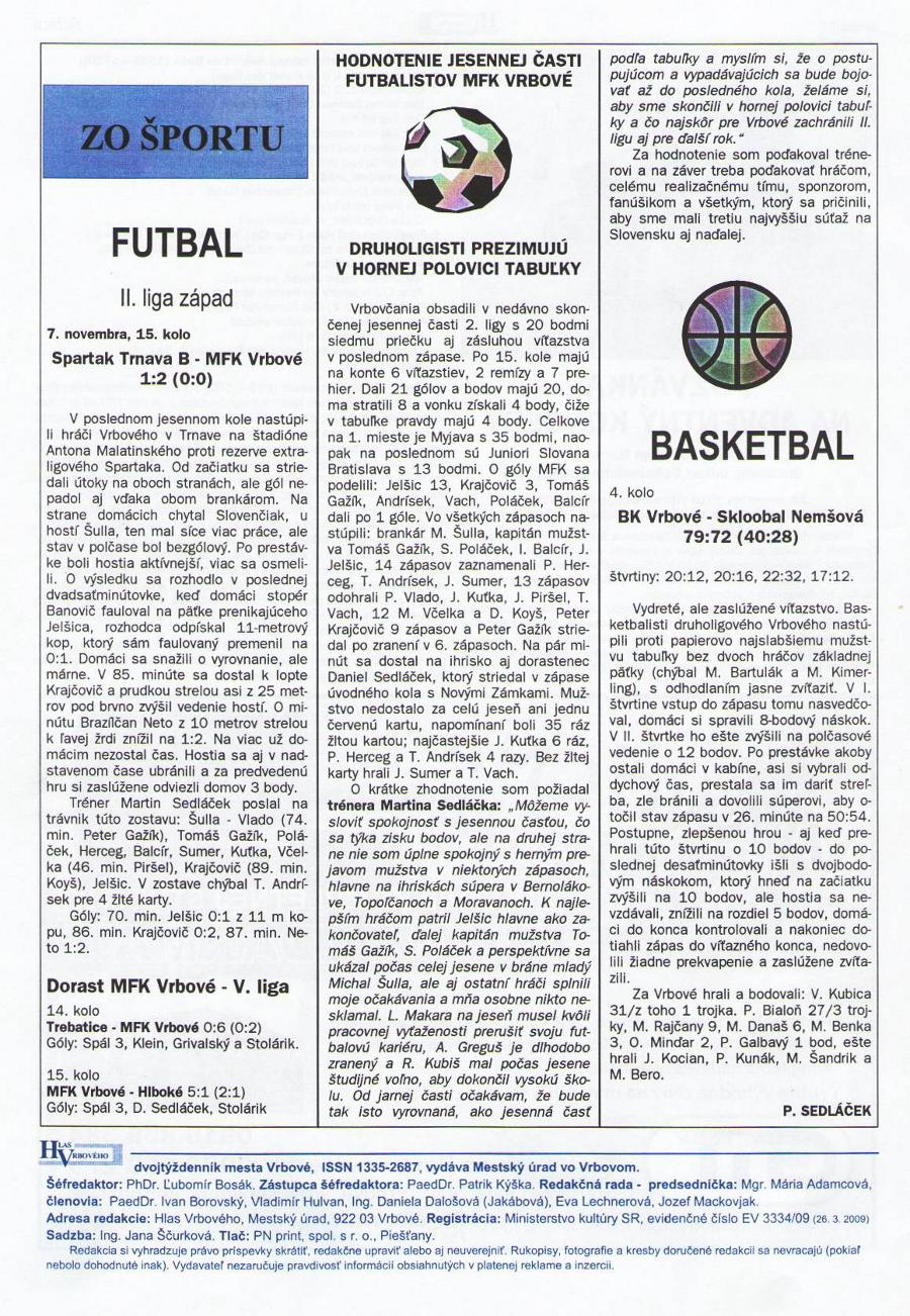Hlas Vrbového 24/2010, strana 8