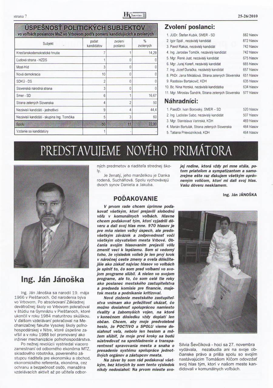 Hlas Vrbového 25,26/2010, strana 7