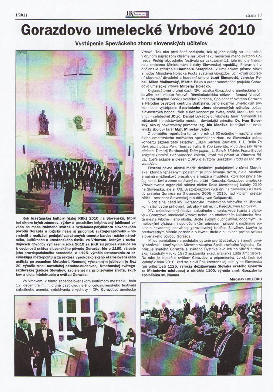 Hlas Vrbového 01/2011, strana 10