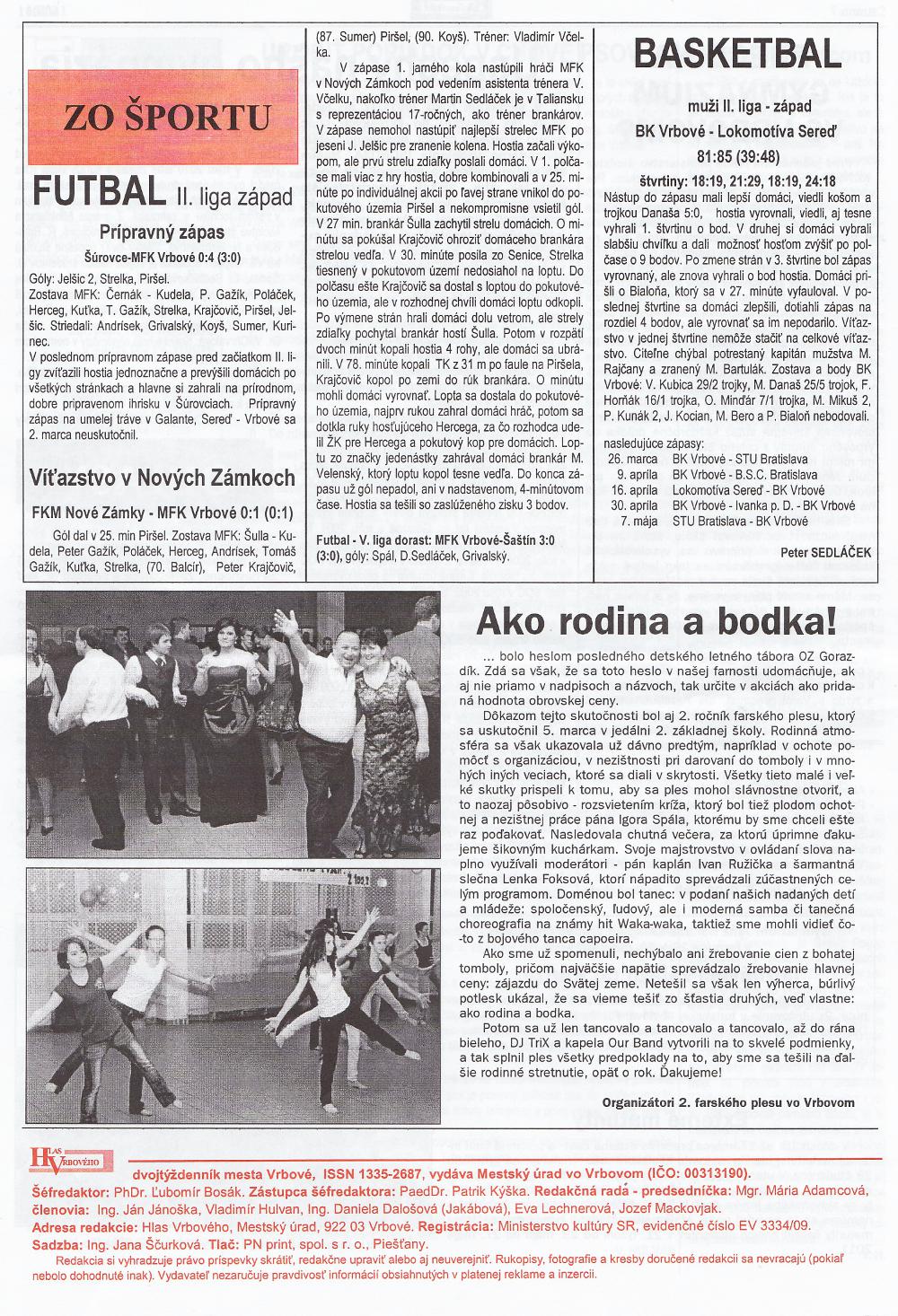 Hlas Vrbového 06/2011, strana 8