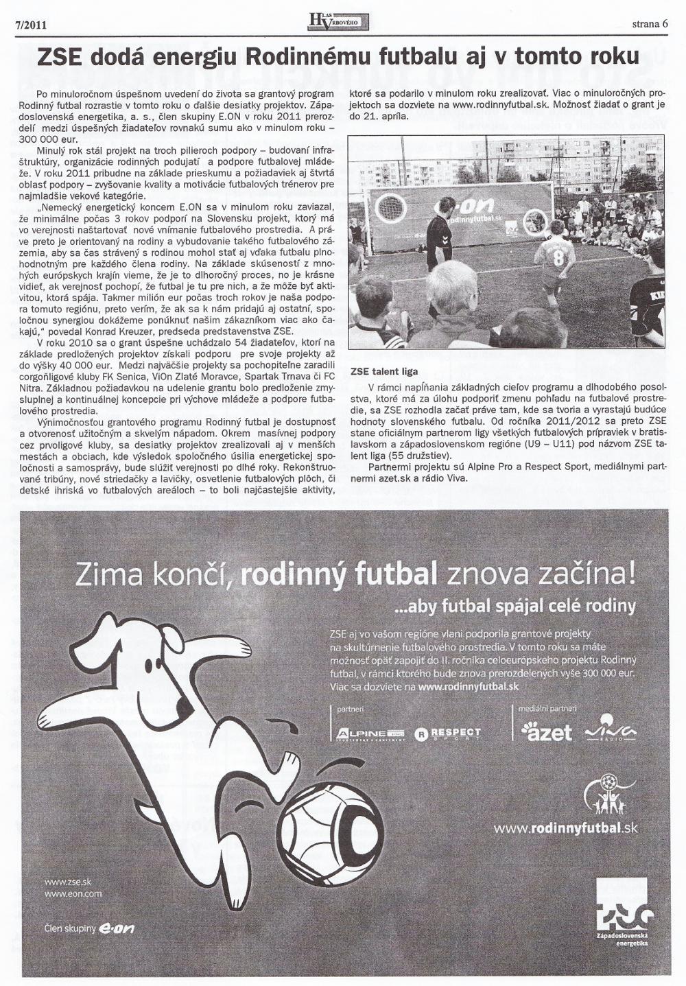 Hlas Vrbového 06/2011, strana 6