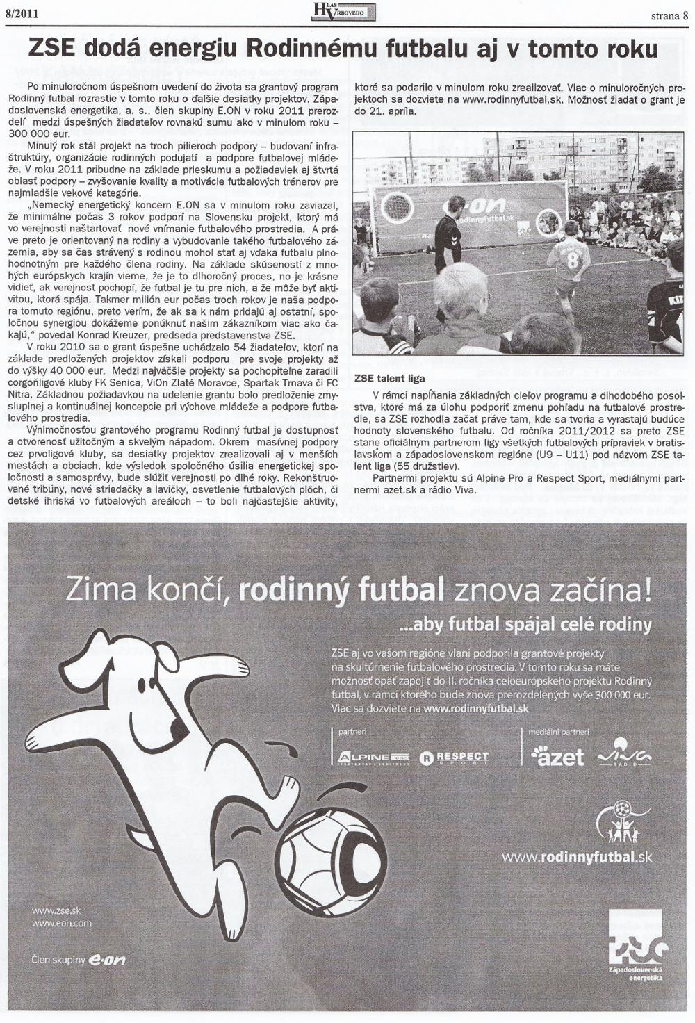 Hlas Vrbového 08/2011, strana 8