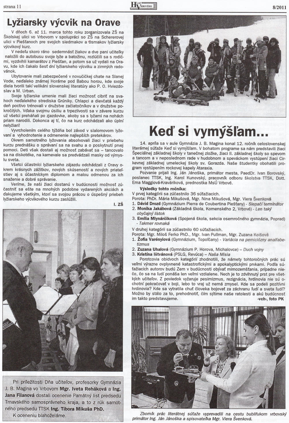 Hlas Vrbového 08/2011, strana 11