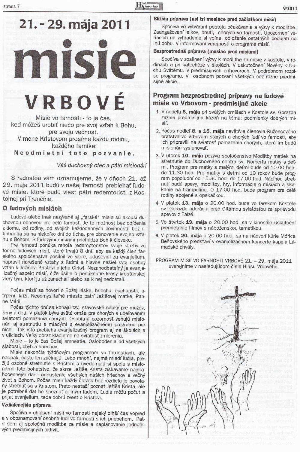 Hlas Vrbového 09/2011, strana 7