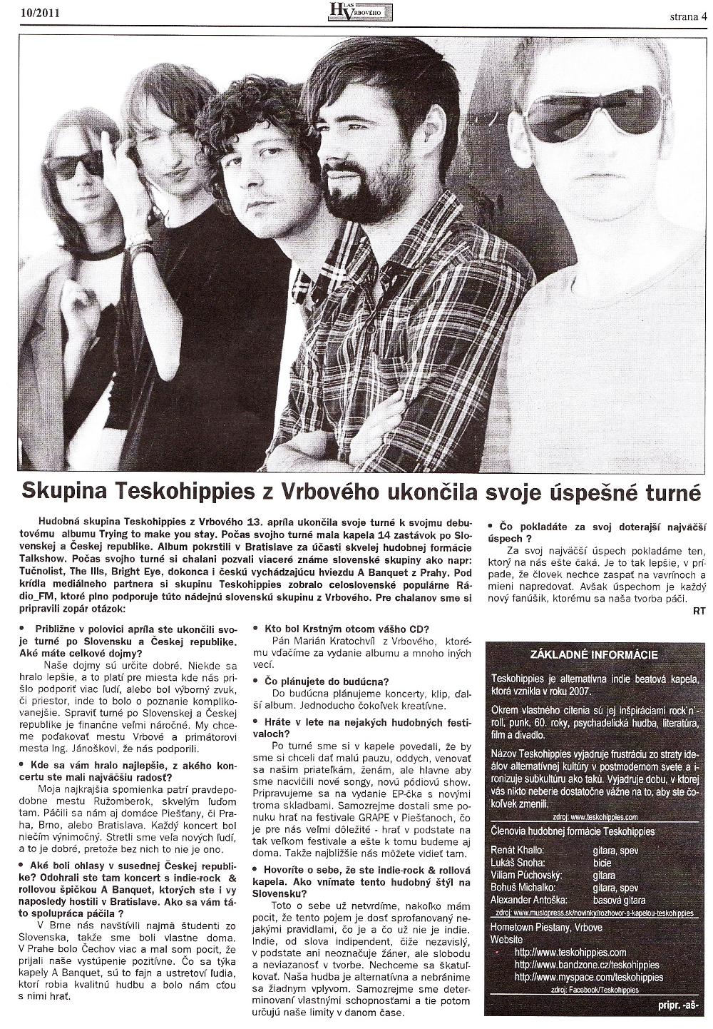 Hlas Vrbového 10/2011, strana 4
