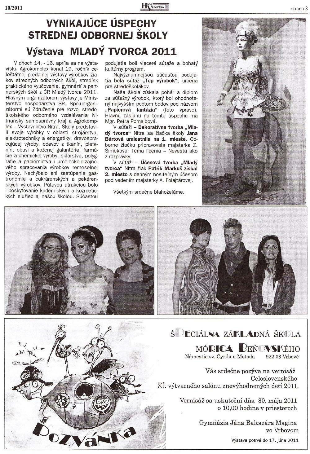 Hlas Vrbového 10/2011, strana 8