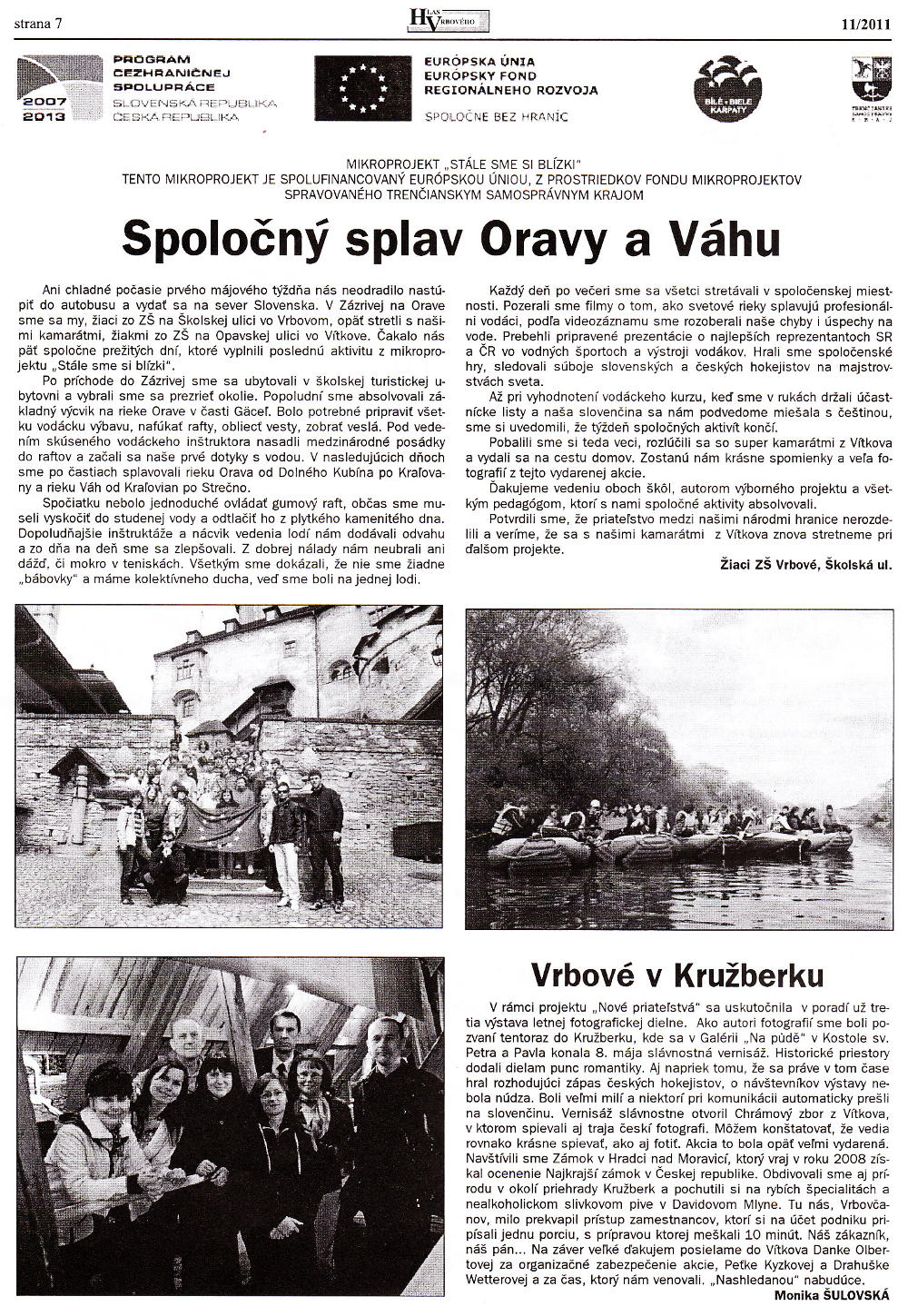 Hlas Vrbového 11/2011, strana 7