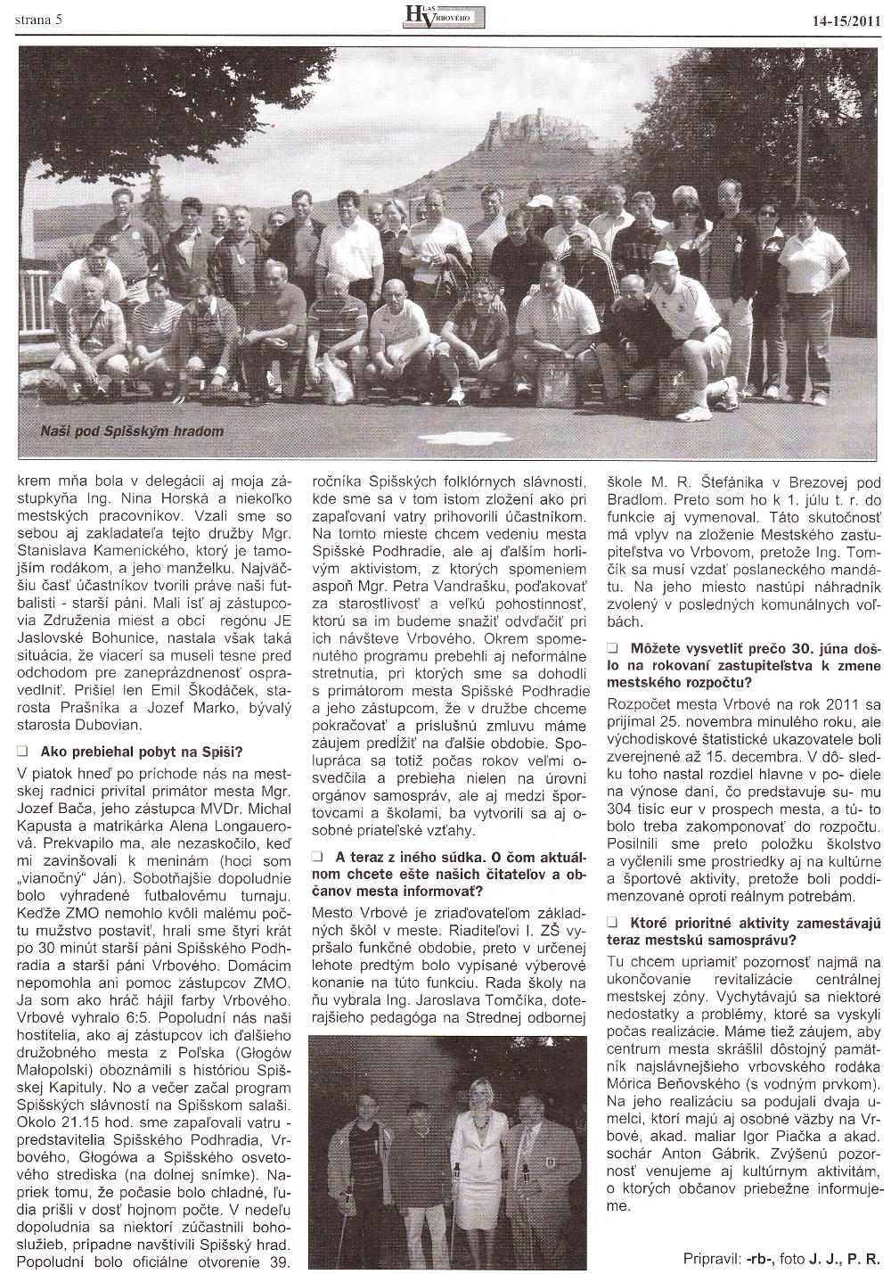Hlas Vrbového 14-15/2011, strana 5