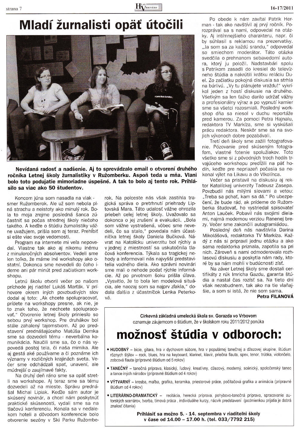 Hlas Vrbového 16-17/2011, strana 7