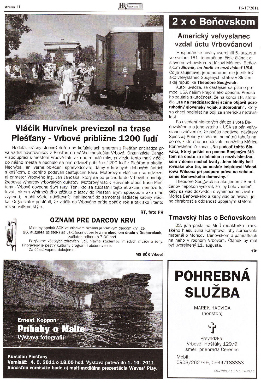 Hlas Vrbového 16-17/2011, strana 11