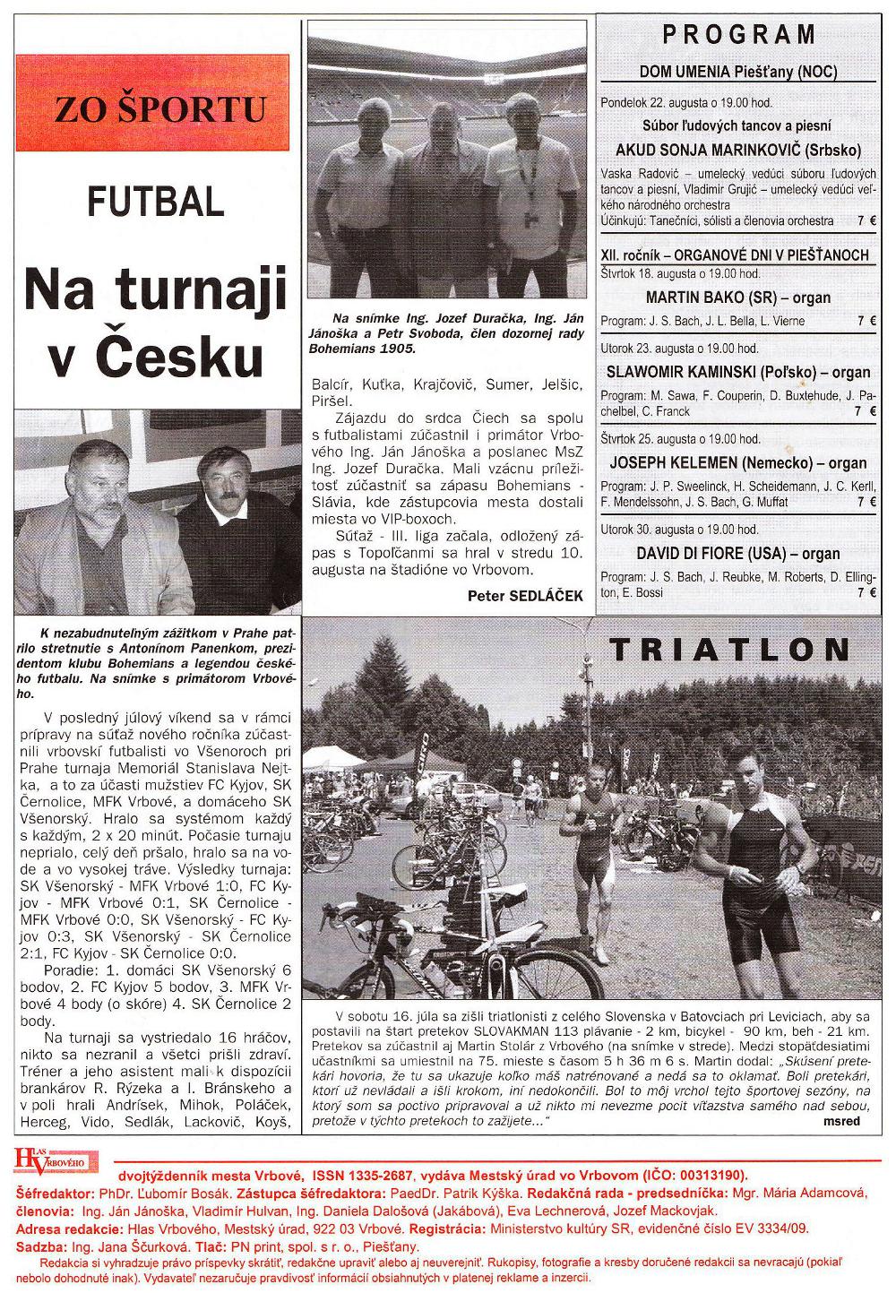 Hlas Vrbového 16-17/2011, strana 16