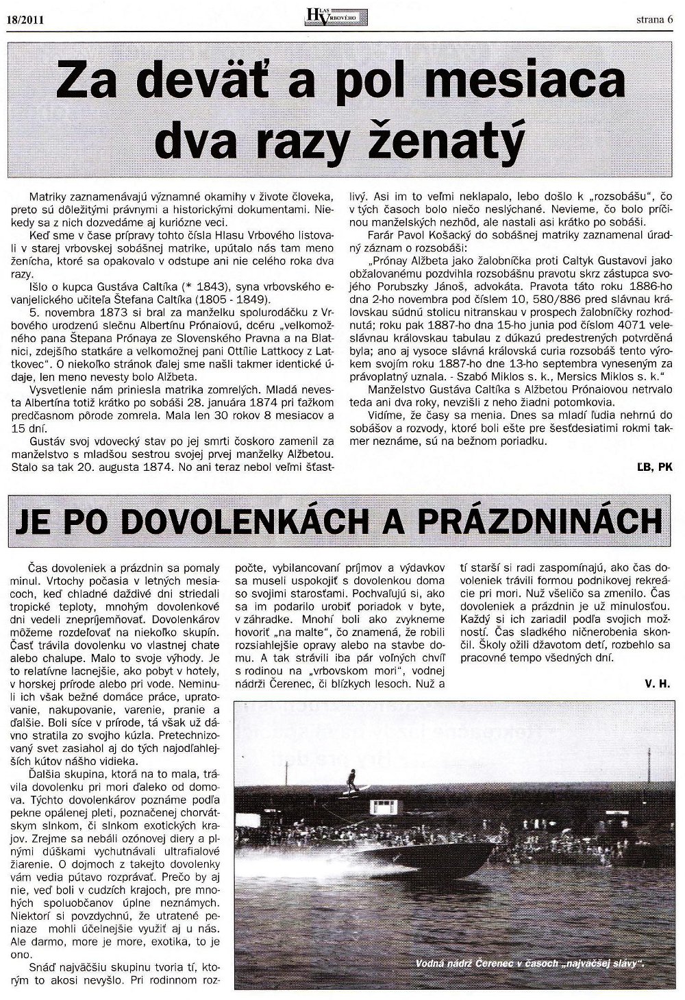 Hlas Vrbového 18/2011, strana 6