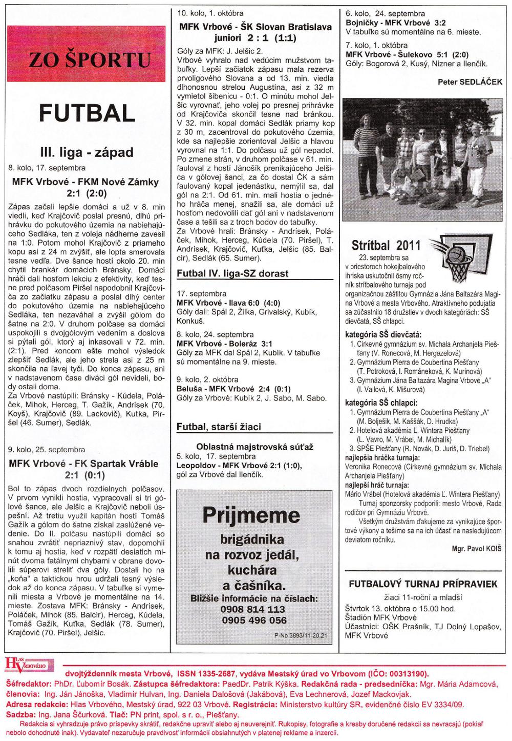 Hlas Vrbového 20/2011, strana 8