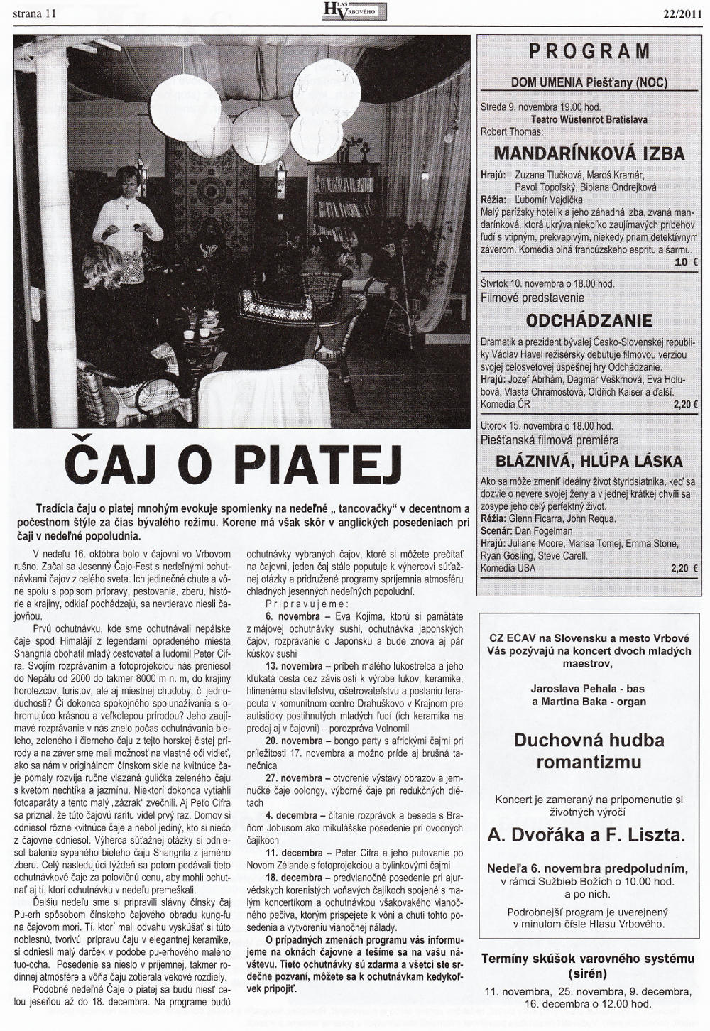 Hlas Vrbového 22/2011, strana 11