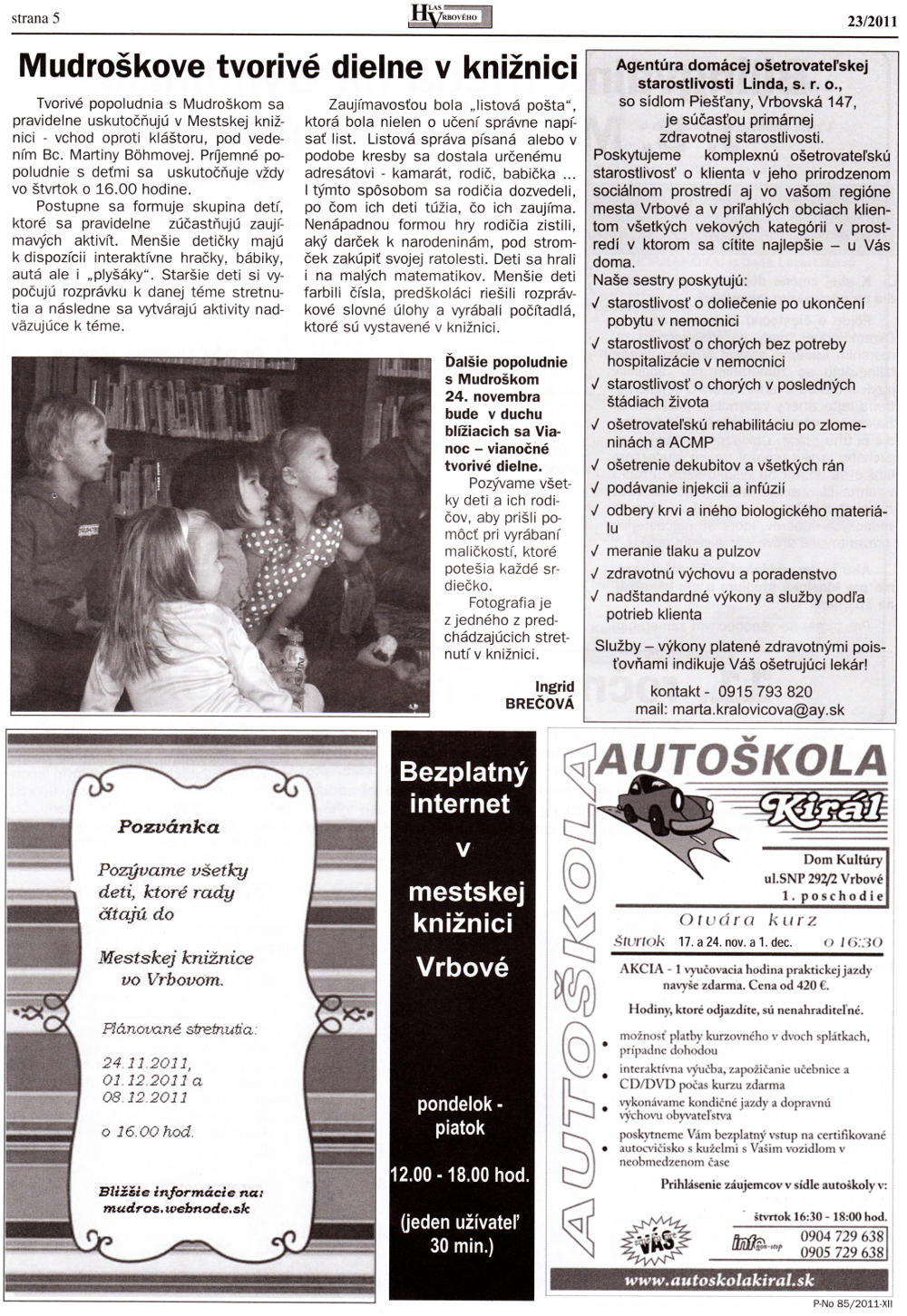 Hlas Vrbového 23/2011, strana 5