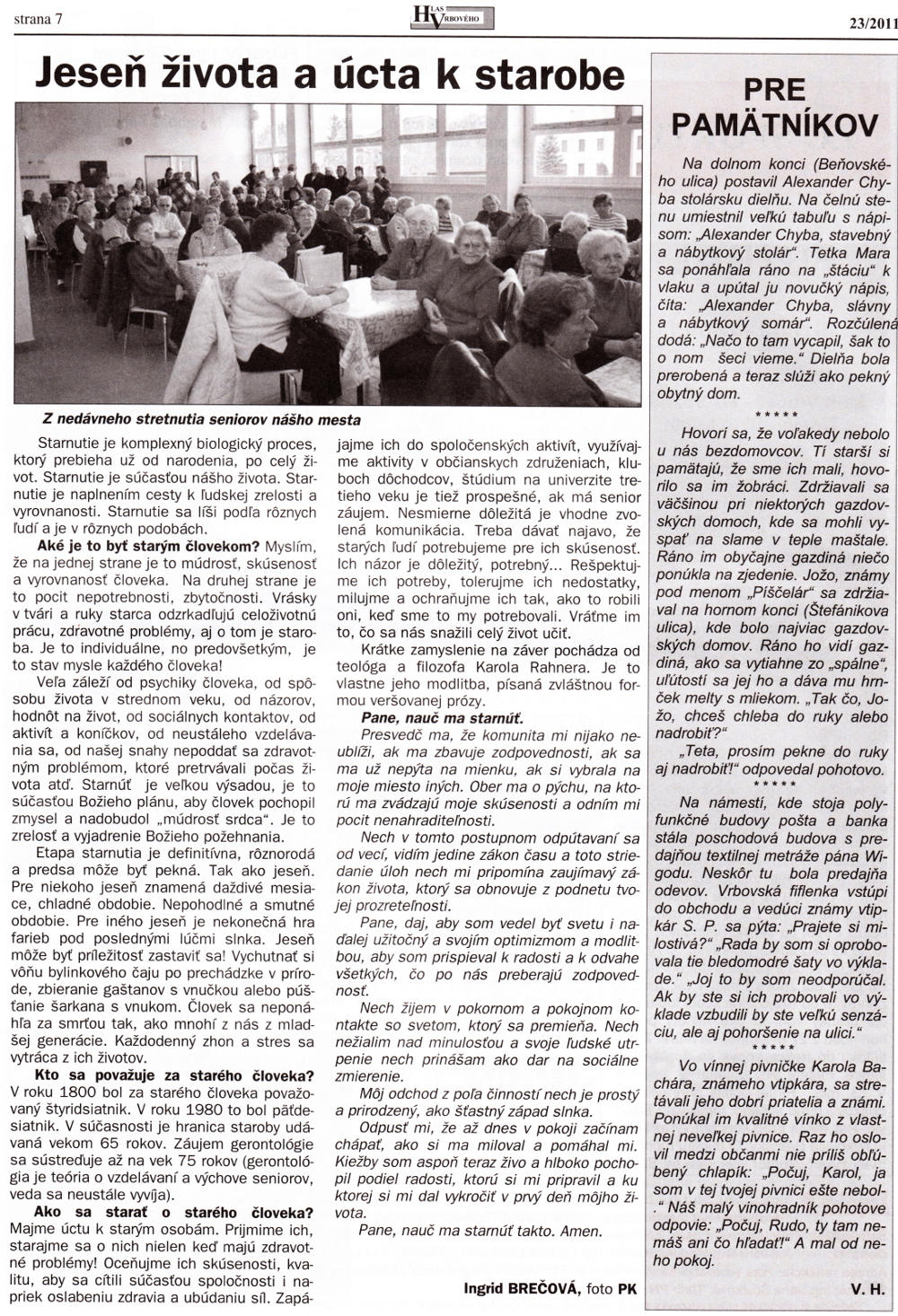 Hlas Vrbového 23/2011, strana 7