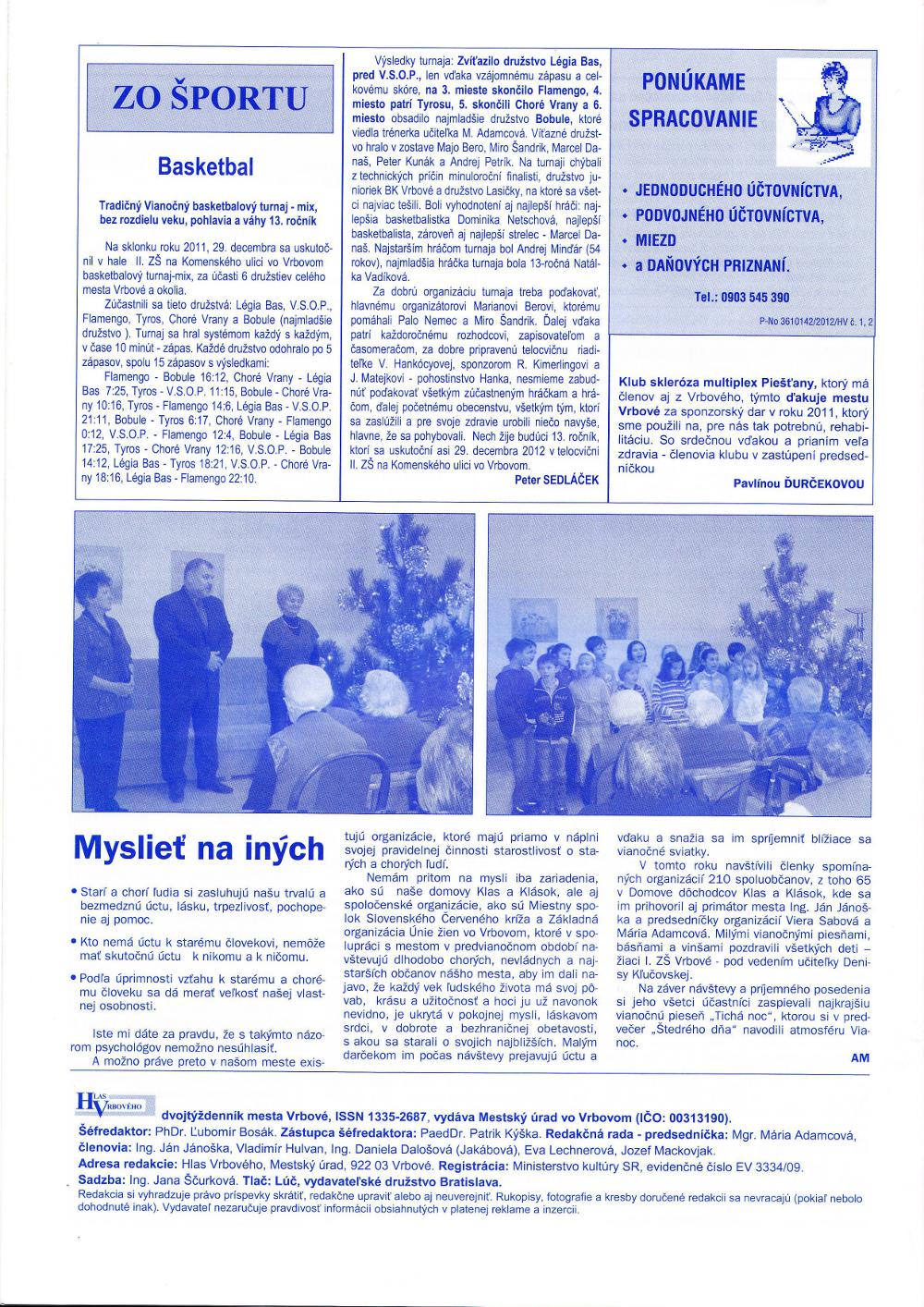 Hlas Vrbového 01/2012, strana 10
