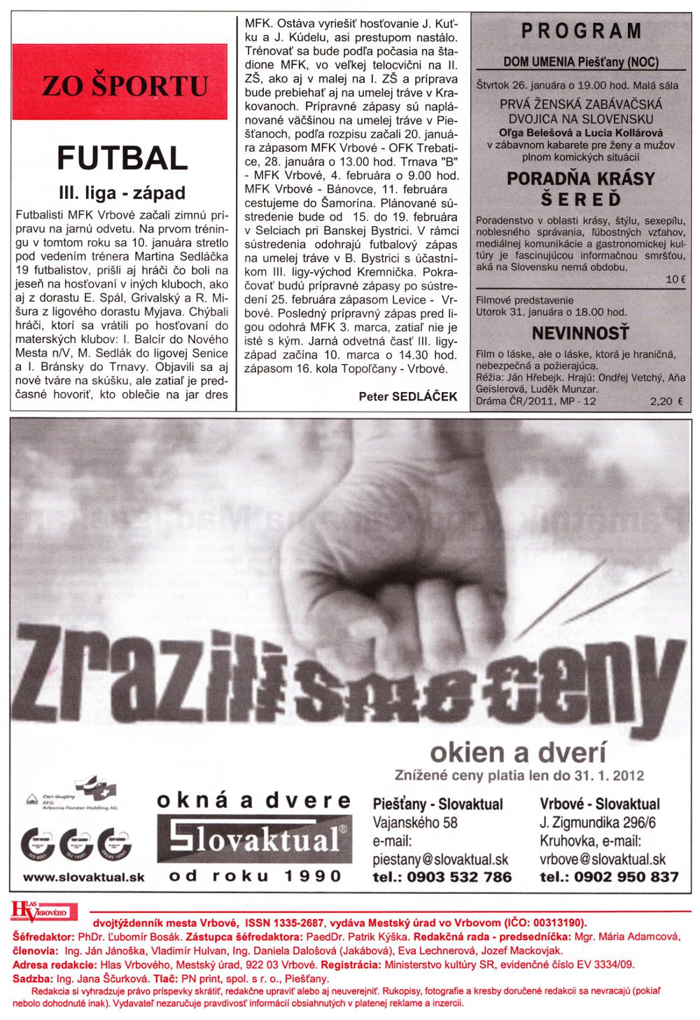 Hlas Vrbového 02/2012, strana 8