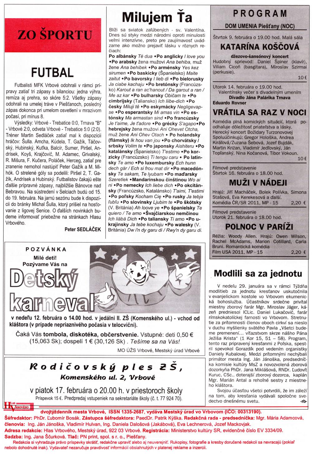 Hlas Vrbového 03/2012, strana 8