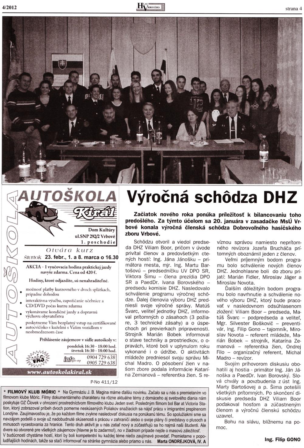Hlas Vrbového 04/2012, strana 4
