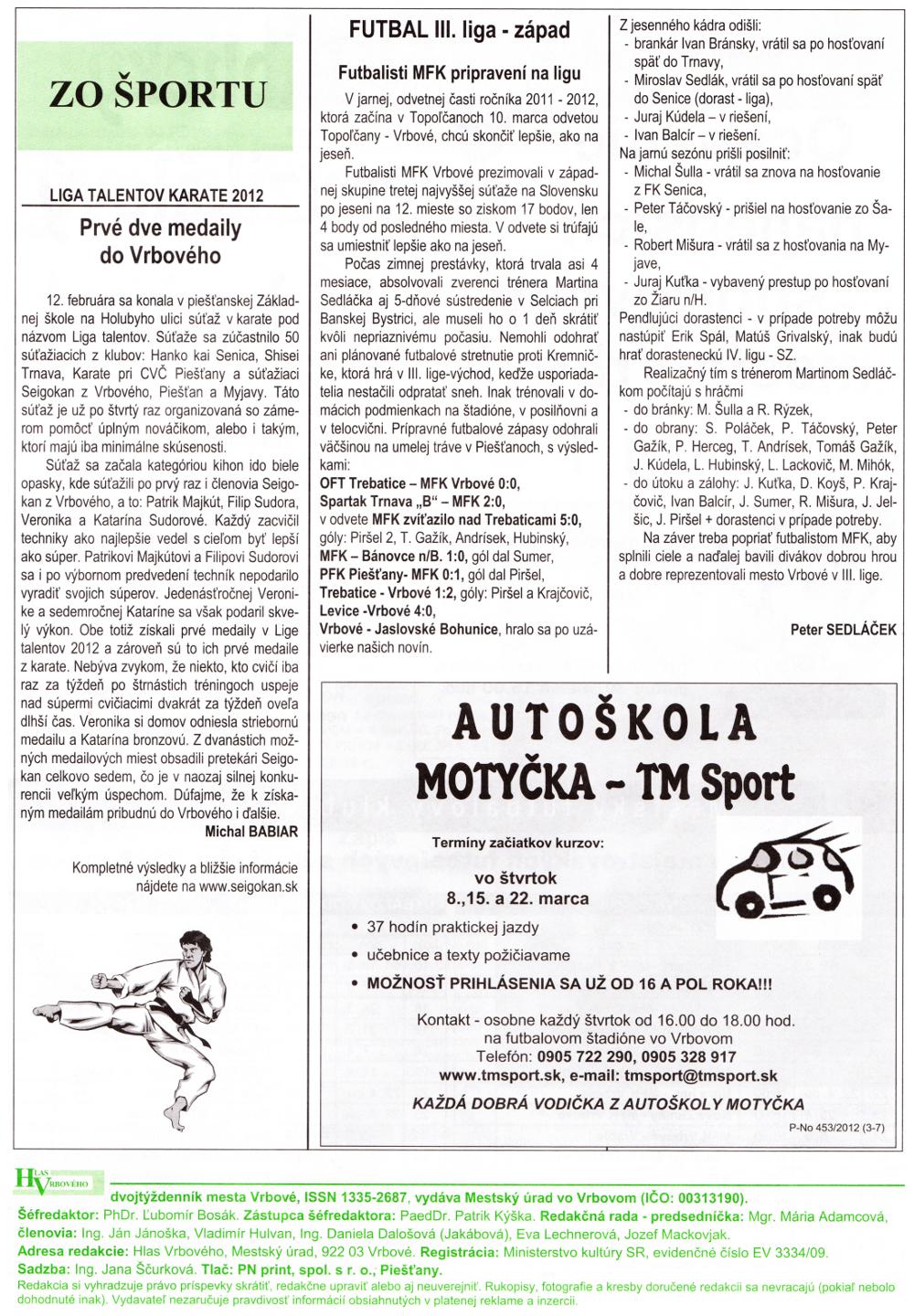 Hlas Vrbového 05/2012, strana 8