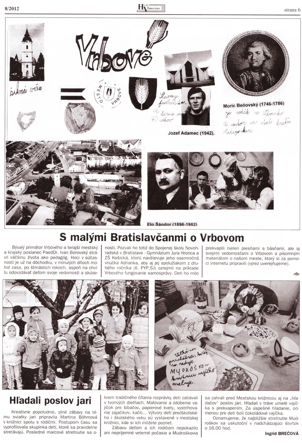 Hlas Vrbového 08/2012, strana 6