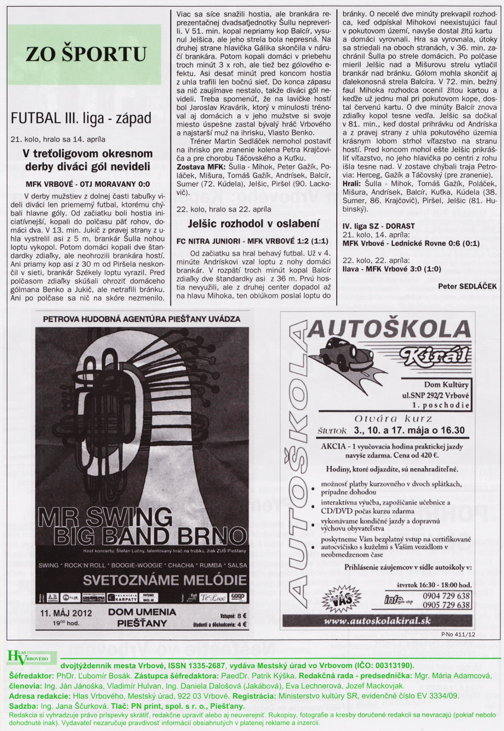 Hlas Vrbového 09/2012, strana 8
