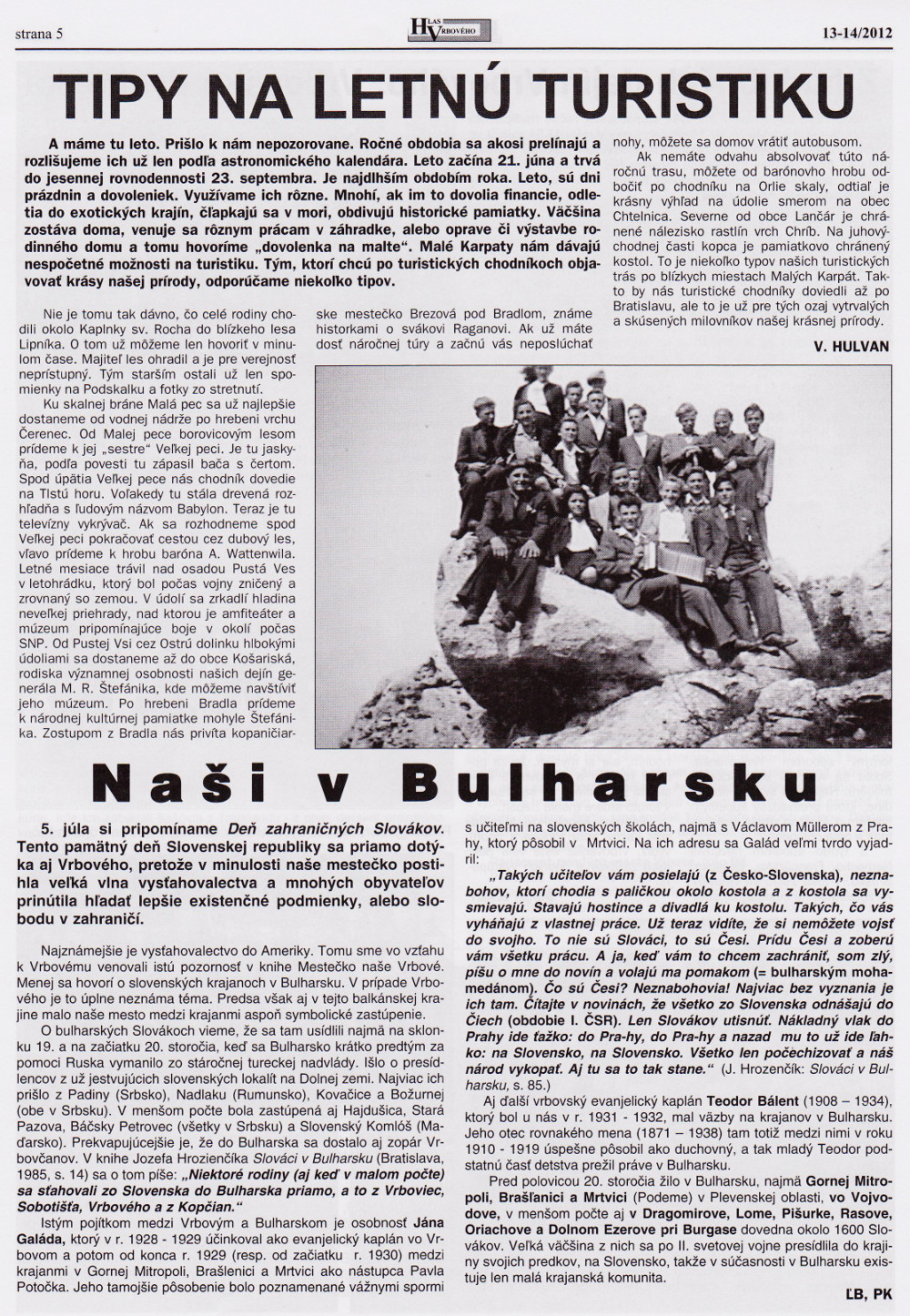Hlas Vrbového 13-14/2012, strana 5