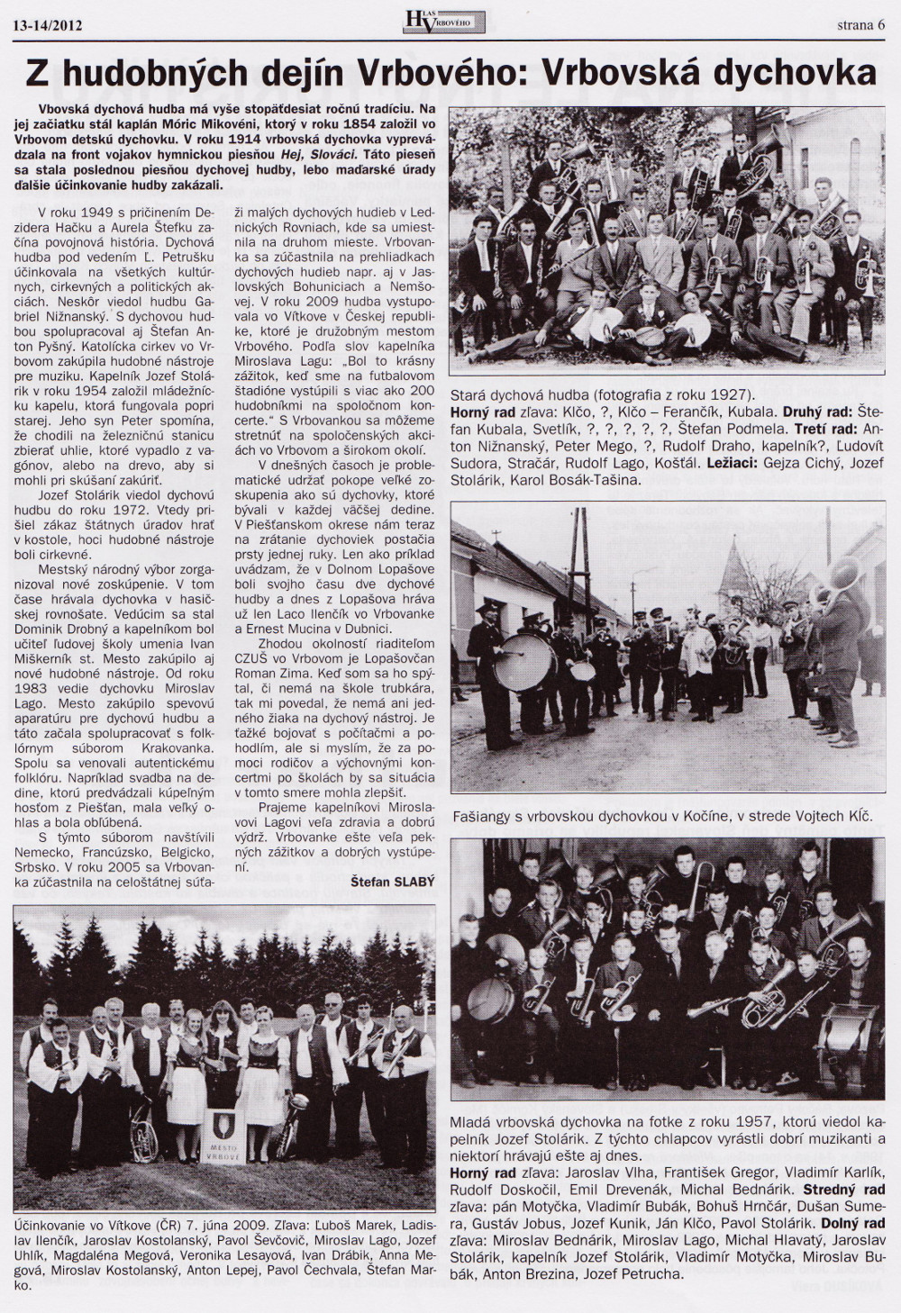 Hlas Vrbového 13-14/2012, strana 6