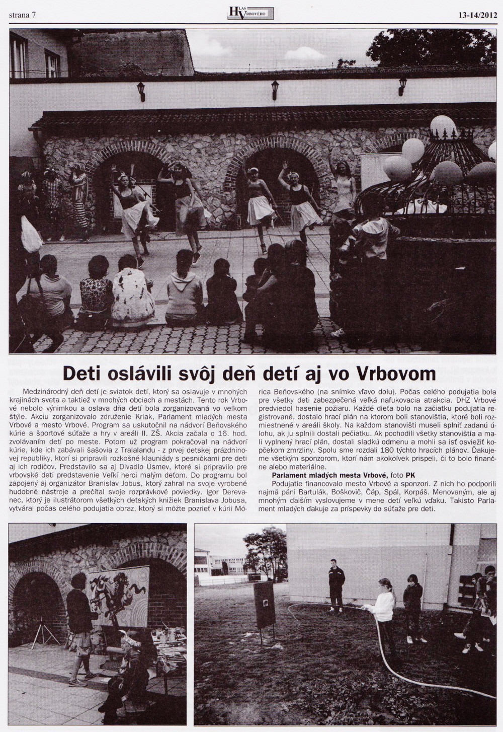 Hlas Vrbového 13-14/2012, strana 7