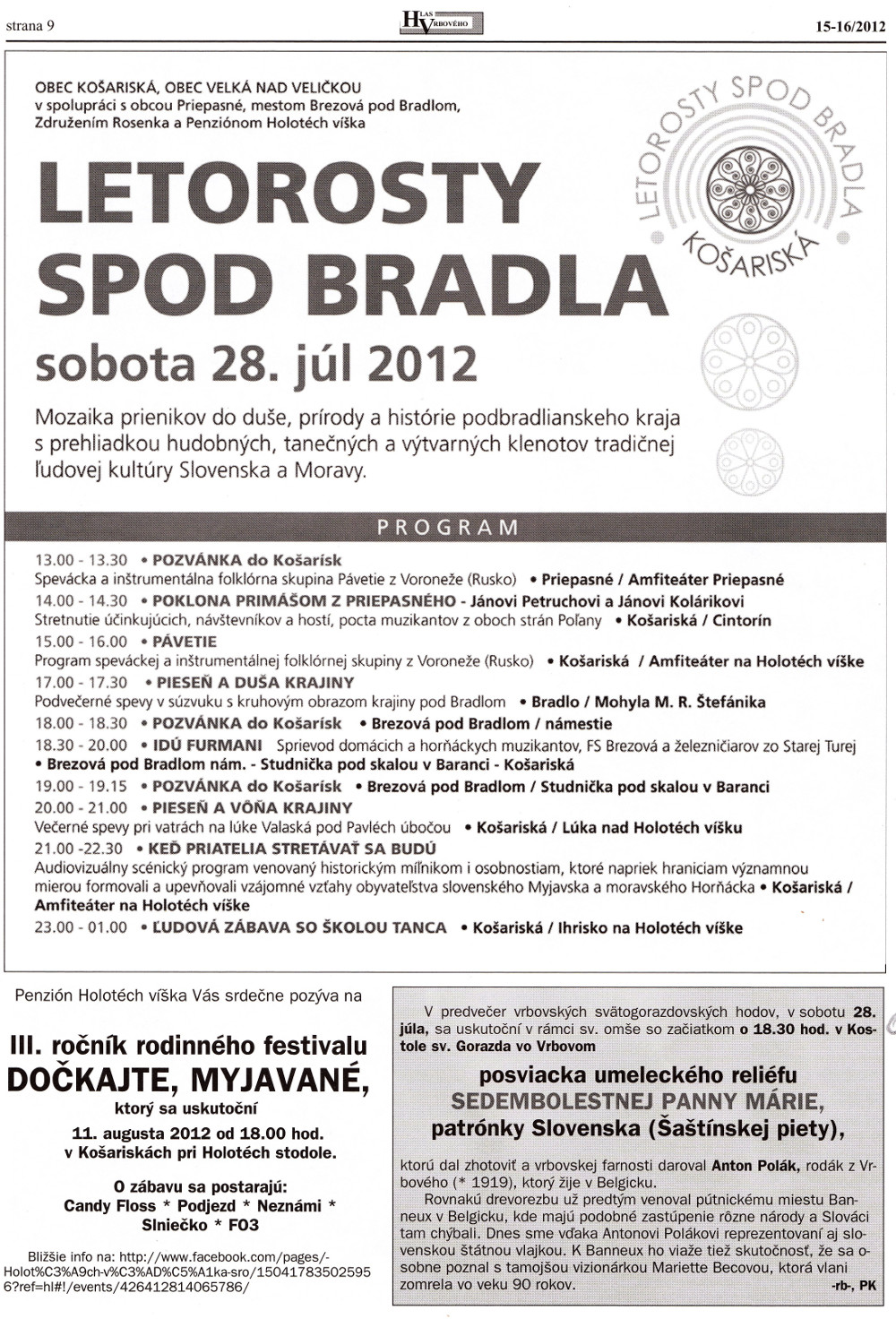 Hlas Vrbového 15-16/2012, strana 9