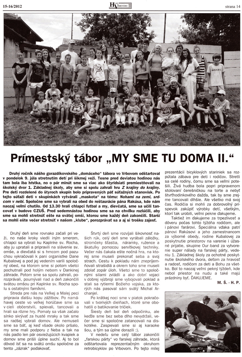 Hlas Vrbového 15-16/2012, strana 14