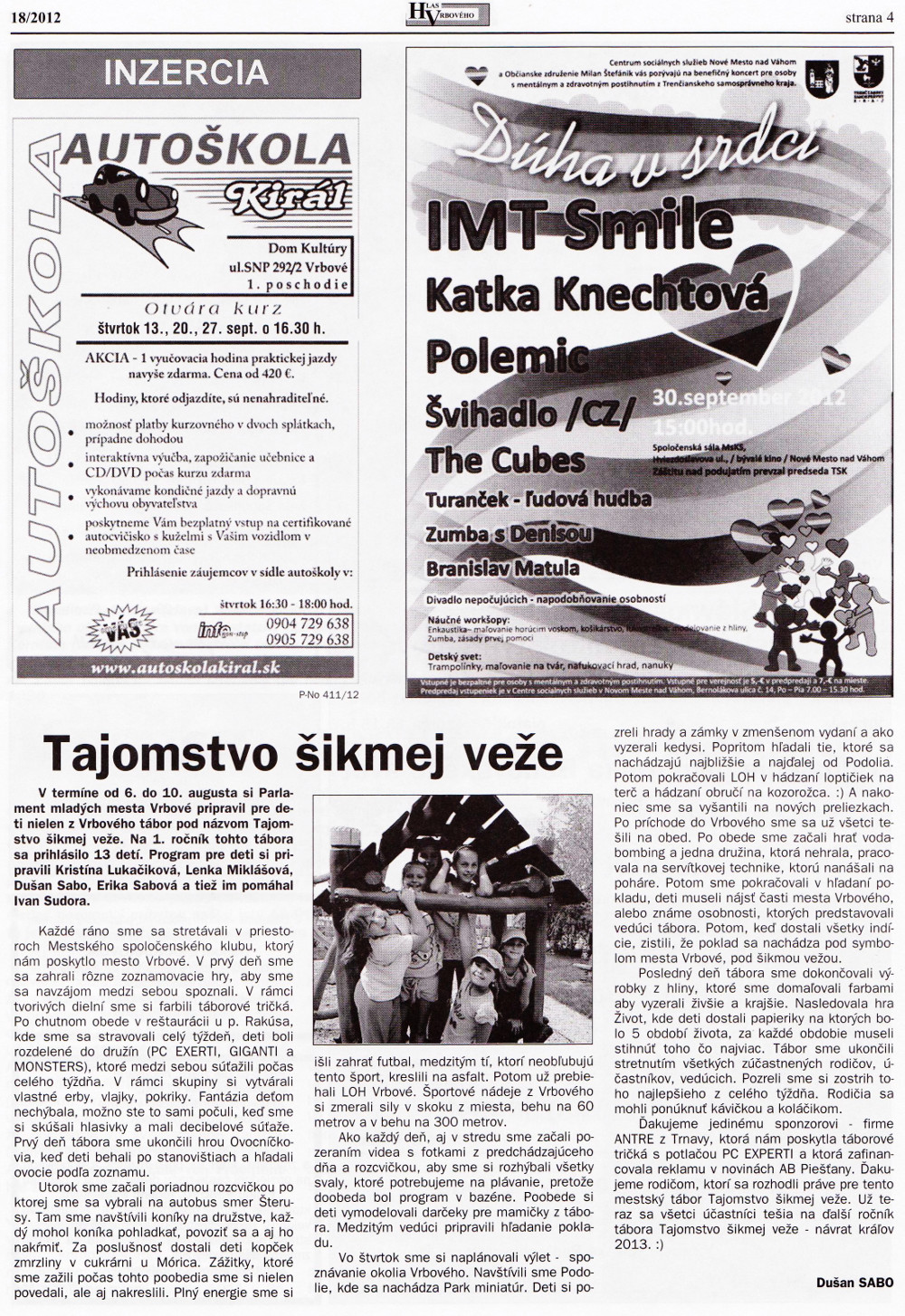 Hlas Vrbového 18/2012, strana 4